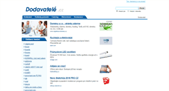 Desktop Screenshot of dodavatele.cz