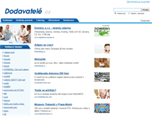 Tablet Screenshot of dodavatele.cz